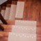 BBAUER Teppich-Treppenstufen, Läufer, Treppe, 55 x 22 cm, Rutschfester, Selbstklebender Teppich-Treppenläufer mit Rutschfestem Gummi,Paw Beige-14PCS