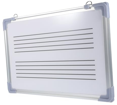 EXCEART Whiteboard für Mitarbeiter - Löschbares Musik-Whiteboard - Notentafel - Schreibtafel - Hängend - Löschbare Tafel - Musikbrett - Lehrmittel - Student - Werkzeug