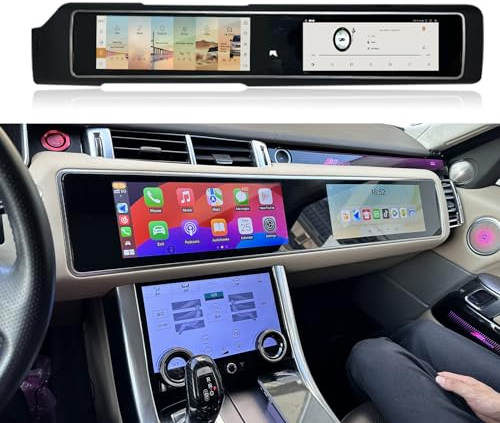 MOOKAKA Android Auto Radio 2 DIN GPS-Navigation Haupteinheit für Land Rover Range Rover Vogue L405 2014-2017 Stereo Auto Multimedia-Player 12,3 Zoll Carplay Display (8+128GB)