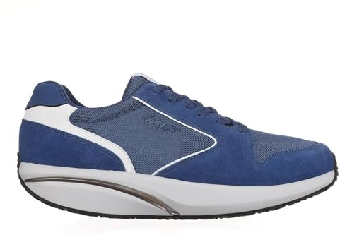 MBT-1997 Classic II Zapatillas Casual para Mujer Estilo Moderno. Deportivas Anatómicas y Cómodas. Calzado Fisiológico Confort y Estabilidad con Suela Curva. Sneakers con Cordón. Color Azul