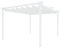 Gazebo Pergola 3 x 4 M Pergolato Con Telo Bianco Impermeabile Retrattile Richiudibile Struttura In Acciaio Bianco Per Giardino Terrazzo Piscina Esterno Fiere Campeggio Design Elegante