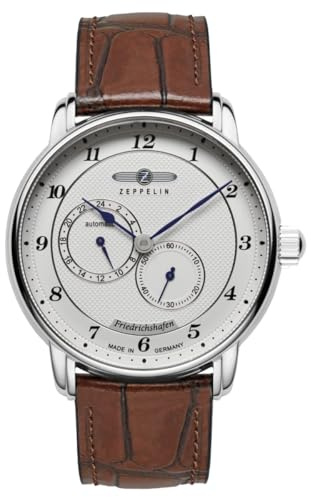 Zeppelin Herrenuhr mit Lederband Serie Friedrichshafen Automatik Kleine Sekunde 8568-1