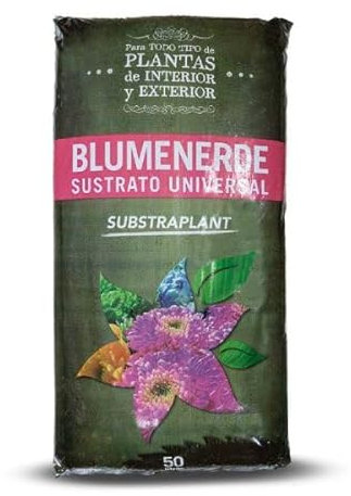 World PLANTIL Sustrato Universal para Plantas de Interior o Exterior 50 L/Mezcla equilibrada/Desde Flores hasta Vegetales/Listo para Usar (1 Saco de 50L)
