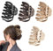 Parthan 4 Stück Haarklammern Groß, Rutschfeste XL Haarklammern für dickes Haar, Übergroße Klauenclips, Haarstyling Zubehör für Damen
