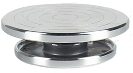Tornio Manuale, Double Face Uso Scolpire Tornio for ceramica Decorazione Banding Giunto for costruzione in metallo in ghisa pesante con cuscinetti a sfera antiscivolo(30 cm diameter)