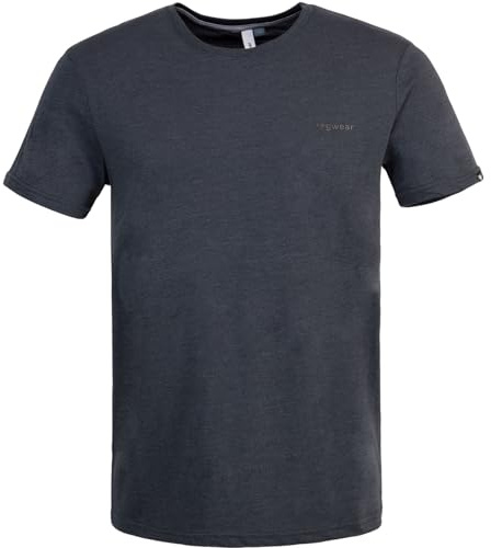 Ragwear Nedie T-Shirt Herren (DE/NL/SE/PL, Alphanumerisch, L, Regular, Regular, Dark Grey)