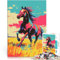 Colorful Running Horse Pop Art2000 Pieces Jigsaw Puzzles for teenagers Quiz game Every Piece is Unique - Challenging Family Fun Game 70x100cm