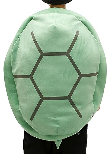 39inch/100cm Wearable Turtle Shell Pillow Cushion Green Stuffed Animal Toy Costume Plush Multi-Purpose Present for Adult Kid Birthday Christmas