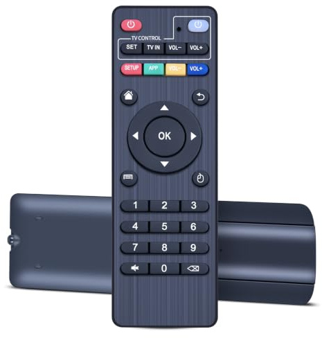 Snrigw Telecomando di ricambio per MXQ PRO MYPIN AGPTEK Micca XBMCMart XDM3 MXG Pro KODI (XBMC) Quad Core TV Box PRO, 4K, M8S, M8N, T95, T95M, T95N, T95X, X96, X