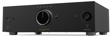 Onkyo P-80 Preamplificatore con stadio Phono MM/MC, DAC, streamer Ethernet/Wi-Fi, Bluetooth aptX HD, HDMI (ARC) e DAC, Nero