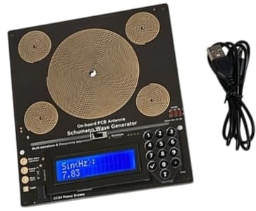 Generador de señales digitales 0.01Hz-100kHz Rango de frecuencia con salida de ondas cuadradas sinusoidales para investigación científica Relajación Generador de indicación de baja frecuencia