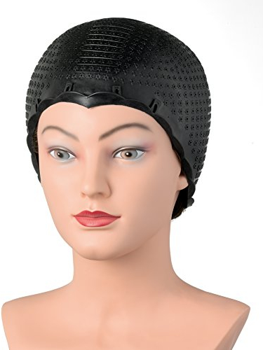 Comair 3040027 Strähnenhaube, schwarz