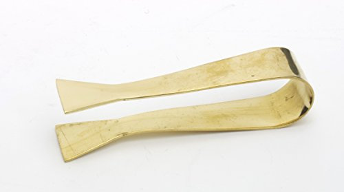 Hostien-Zange L 10 cm, Messing, Gold
