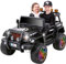 Actionbikes Motors Kinder Elektroauto Jeep Wrangler Offroad - 4x4 Allrad - USB - 4 x 35 Watt Motor - 2-Sitzer - Rc 2,4 Ghz Fernbedienung - Elektro Auto für Kinder ab 3 Jahre (2-Sitzer Schwarz)