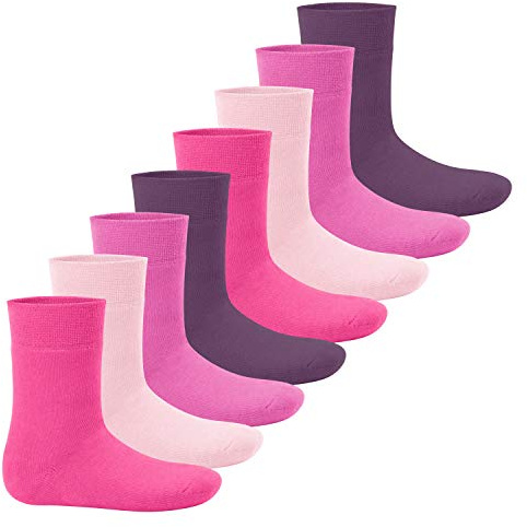Footstar Kinder THERMO Wintersocken (8 Paar) Everyday! Warme Vollfrottee Socken für Mädchen und Jungen