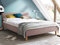möbelando Polsterbett Bettrahmen Einzelbett Bettgestell Kompaktbett Bett Lakewood I Altrosa 140x200 cm