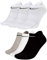 Nike Socken 6 Paar Sneakersocken Füßlinge Socken SX7697,3 Paar Weiss 3 Paar Bunt,46-50