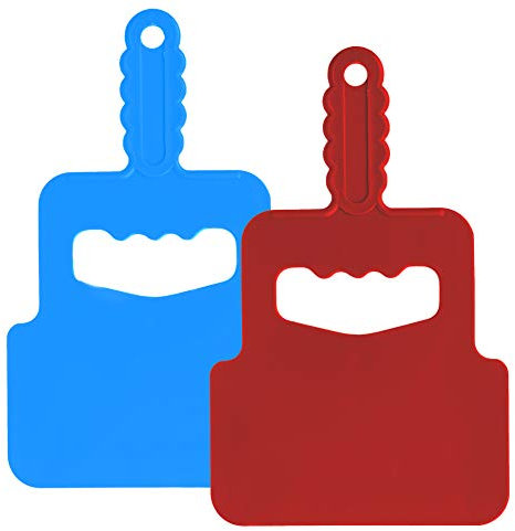 OFXDD Abanico de mano para barbacoa, ventilador manual para parrilla, herramienta de soporte de plástico para llama, ventilador de mano para barbacoa, camping, picnic, cocina al aire libre, 2 piezas