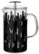 Alessi Barkoffee BM12/8 B - Caffettiera a Presso-Filtro, Acciaio Colorato con Resina Epossidica, Nero