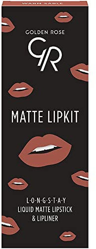 Golden Rose Matte Lipkit Kit pour lèvres WARM SABLE