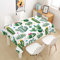 Morbuy Tischdecke Abwaschbar, Kaktus Drucken Tischtuch Rechteckig Tischwäsche Gartentischdecke Outdoor Tischdekoration Wasserdicht Polyester Ölfest Pflegeleicht (90x90cm,Sukkulenten)