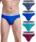 wirarpa Mens Briefs Underpants Cotton Soft Wide Waistband Underwear Basic No Fly Multicoloured 4 Pack Size S