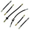 ATEC Germany 2x Bremsschlauch vorne Länge 355mm, 4x Bremsschlauch hinten Länge 161mm Kompatibel mit VW TRANSPORTER T4