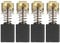 4 Pack CB407 Motor Carbon Brushes Replacement Set for Makita Power Tools, Rotary Drill, Jig Saw, Hammer Drill, Drill,Electric Screwdriver, Sander, Rotary Hammer