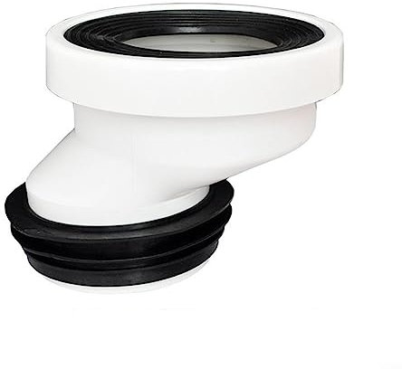 Accesorio de tubería de drenaje, drenaje de boquilla de tubo de inodoro, conexión de boquilla de conexión de inodoro para reparación de tuberías de drenaje Closestool (5 cm)