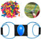 Taozoey Wasserballonwerfer, 1 Wasserballon-Katapult mit 200 Wasserballons, Wasserballon-Spiel für Kinder und Erwachsene, Auswurf bis zu 300 Yard (blau)