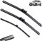 Fahrzeugwischer 3 teile/satz Vorne Hinten Windschutzscheibe Wischerblätter Set Kit for BMW X1 F48 2020 2019 2018 2017 2016 2015 26 16 14 Allwetterwischer