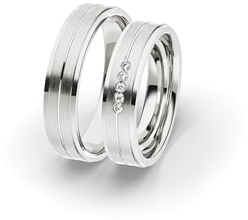 Kolibri Rings Eheringe Gold 333 5 Diamanten Trauringe Verlobungsringe Set Paarpreis - Gratis Gravur und Etui