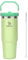 WALLFID 30oz Stainless Steel Tumbler with Flip Straw and Straw Brush, BPA-Free - Grass Green