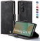 XYGLOW Handyhülle für Samsung Galaxy S24 FE Hülle Klappbar Premium PU Lederhülle Klapphülle【RFID Schutz】Kartenfach Standfunktion Schutzhülle für Samsung S24 FE 5G Flip Case Wallet Tasche Cover,Schwarz