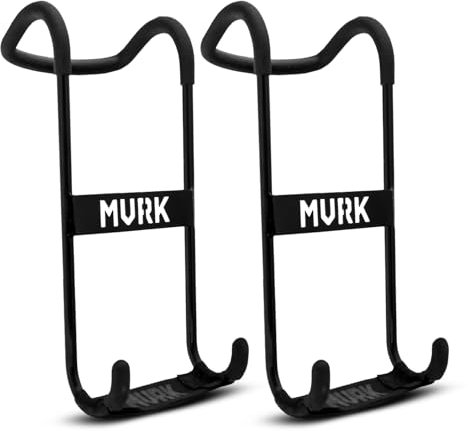 MVRK Hantel Spotter Haken Aufhänger – Heavy Power Hanteln Rack Aufsätze für Hantelbankdrücken halten bis 113,4 kg