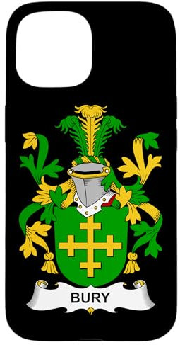 Hülle für iPhone 15 Bury Wappen - Familienwappen