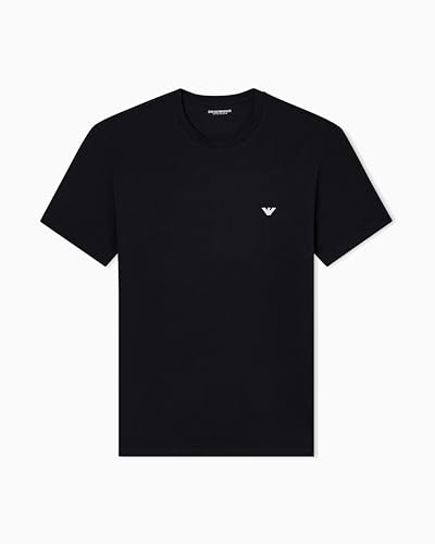 Emporio Armani Herren Essential Cotton T-Shirt mit Rundhalsausschnitt