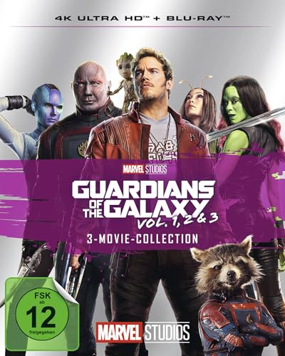 Guardians of the Galaxy 3-Movie-Collection [4K Ultra HD + Blu-ray]