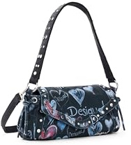 Desigual Schultertasche Umhängetasche Stacatto Fabric Across Body Bag Tutti Fruti bunt