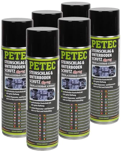 PETEC 6x 73250 Unterbodenschutz | 6x 73250, PETEC Steinschlag & Unterbodenschutz,