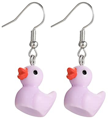 Fycakly Damen hängende ohrringe Mode-Karikatur-Tier-nette Enten-Ohrringe für Frauen-Schmuck-Geschenke