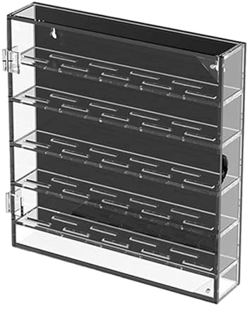 Medaillen-Vitrine Mit Wandrahmen – Abschließbare Schattenbox, Münzhalter Für Militärische Herausforderungen, Abnehmbare Regale | Schwarzer Wand-Organizer Für Pins, Sammlerstücke, Trophäen-Erinnerungss