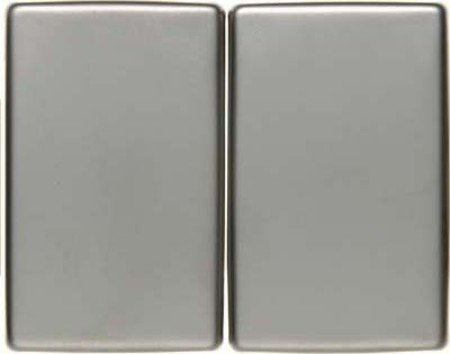 Hager aRSYS – Touche double métal acier inoxydable