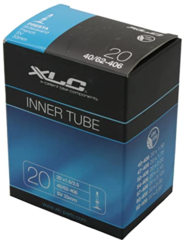 XLC Fahrradschlauch 20 x1.5/2.5 40/62-406 SV 32 mm, Schwarz, 20 x 1.5