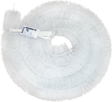 5 x 4m (20 metres) 100mm White Hedgehog Gutter Brush - Leaf guard stops blocked gutters