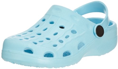Playshoes Zuecos EVA Unisex para niños, Zapatos de baño, Zapatos de jardín, Mules, Turquesa (Turquesa 15), 34/35 EU