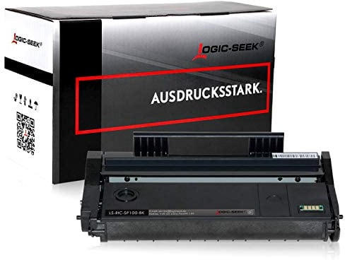 Logic-Seek Toner kompatibel für Ricoh Aficio SP 112 Laserdrucker SP 112SU SP 100 e, Schwarz