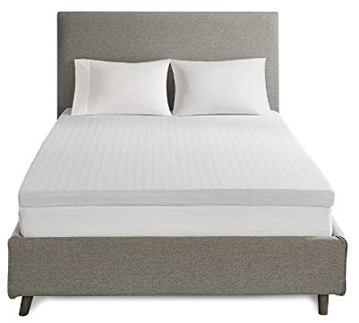 Sleep Philosophy Gel Infused Memory Foam Mattress Topper Luxurious, All Season Enhanced Bed Support, Queen(3 Thick), Removable 3M Cover