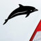 Hellweg Druckerei Delphin Delfin Fisch Tier Tuning Auto Aufkleber Sticker Heckscheibenaufkleber