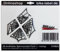 BIKE-label Aufkleber 3D Spinnennetz Deko Sticker für Motorrad Helm Auto Aufkleber 910023